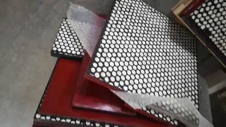 Anti-Wear Rubber Ceramic Tile Liner Without Gap
